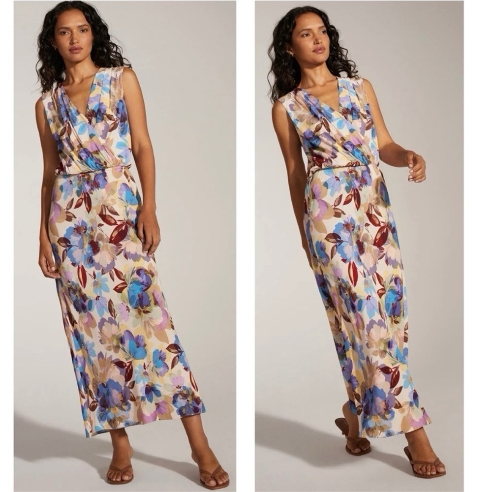 NEW Favorite Daughter The Sleeveless Nita Dress Winter Bloom SMALL